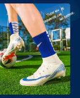 Botas de fútbol para hombre de caña alta con tacos largos y TF |   Zapatillas Profesionales para Entrenamiento - Tallas 35-45 - details 9