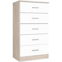 Sinfonier 5 cajones Color Sahara/Blanco Mate 90x50x33 cm - details 0