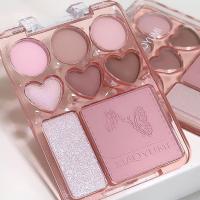 Paleta de Sombras de Ojos de Amor de 8 Colores Rouge de Alto Brillo Paleta Integrada de Belleza Duradera para V2O1 - details 9