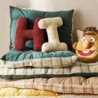 Almohada de tiro con letras nórdicas de Navidad para niños, cojín de sofá de juguete, accesorio de tiro, cojín de Silla, decoración del hogar, regalo de Navidad - details 2