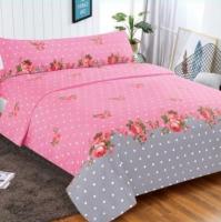 Juego para cama de 200 cm, juego de 4 piezas, encimera, 1 sábana bera estable, 2 fundas de almohada, 100% poliéster, transpirable. CXJF - details 6
