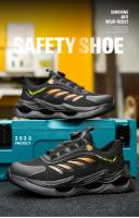 Zapatos de Seguridad para Trabajo de Punta de Acero Transpirables Tejidos - details 1