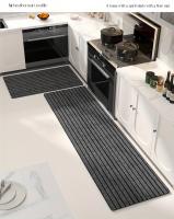 Alfombra De Cocina Suave Y enroscada, Alfombra De Piso Antideslizante Y A Prueba De Aceite A Rayas, 1 unidad - details 15
