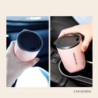 Pequeñas tazas de café de acero inoxidable, taza de vacío, té, café, agua, taza de viaje aislada al vacío, tazas de coche, 300ml - details 7