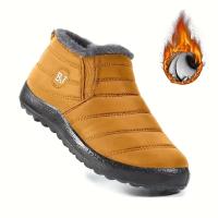 Zapatos cálidos de invierno para mujer, botas de nieve informales al tobillo, zapatos planos cómodos para mujer - details 1