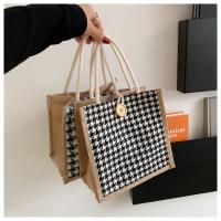 Bolso de Lino Nuevo 2025 - Versión Coreana para Mujer - Caja de Regalo Estilo Cesta - Bolsa de Envoltura de Lino - Bolso Versátil para Cada Ocasión - details 17