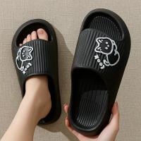 Zapatillas de verano antideslizantes Plataforma de baño con dibujo de oso - details 10