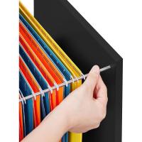 Cajonera de Escritorio Móvil con 2 Cajones Organizador de Archivos A4 Seguro y Llave - details 4