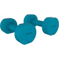 Mancuernas de 1 a 5 Kg, Drumfit 400 DoubleNeo, Recubrimiento de neopreno, Diseño compacto y anti-rodamiento, Entrenamiendo de fuerza, movilidad, equilibrio y resistencia - details 2