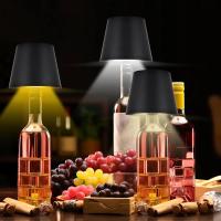 Lámpara LED inalámbrica para botella de vino, jarrón recargable, atenuación de luz Led, lámpara de fiesta USB, lámpara de mesa con Control táctil, luz nocturna decorativa - details 1