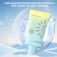 Protector Solar Facial SPF50 +, Protector Solar para cara y cuerpo, crema blanqueadora de piel, cuidado corporal hidratante resistente al agua - details 1