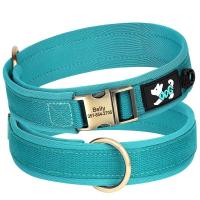 Collares de Nylon Suaves Acolchados para Perros Identificación de Mascotas Duradera - details 5