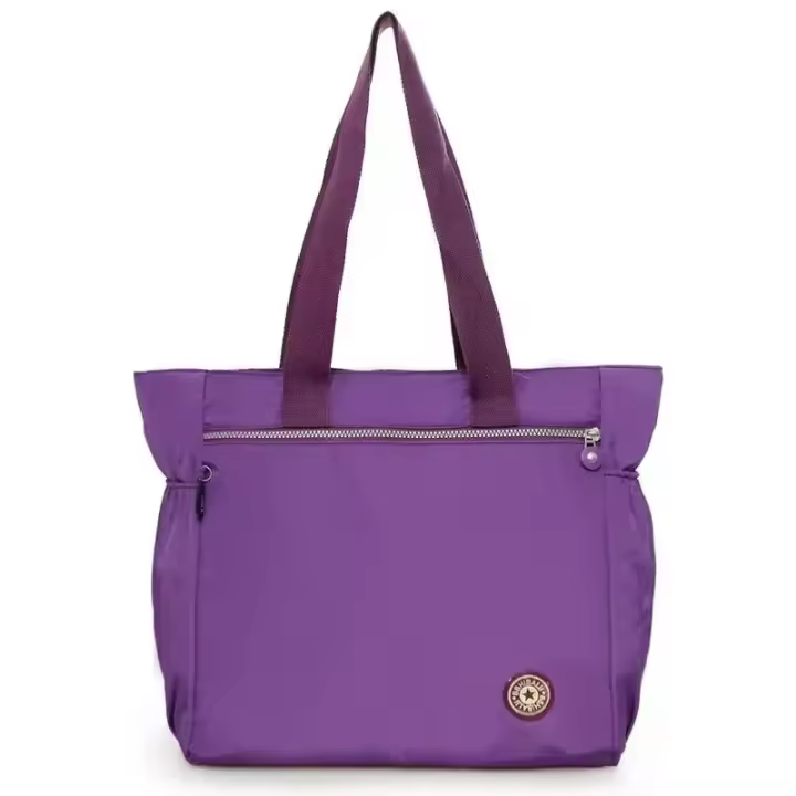 Bolso de Mano de Nylon de Gran Capacidad Bolso de Hombro Casual y Sencillo para Mujeres - 1