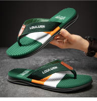 Verano nuevas chanclas de los hombres usan zapatillas de playa de goma antideslizante pellizcar pies sandalias al aire libre - details 10
