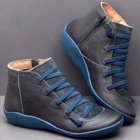 Ots de punta redonda para mujer, ots casuales con lado - details 1