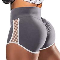 Pantalones cortos deportivos de cintura alta para mujer, mallas ajustadas, transpirables, para gimnasio, entrenamiento, Fitness y Yoga - details 11