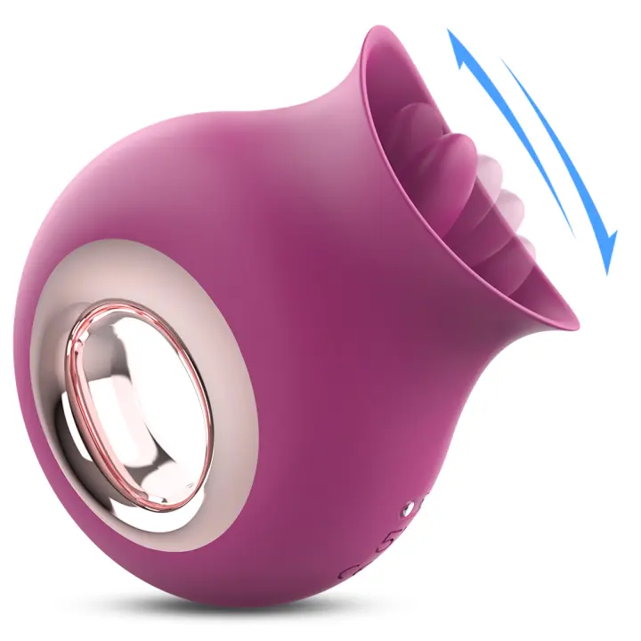 Vibrador de lengua para lamer el clítoris para mujer, 9 velocidades, pezones, juguete sexual para mamada, estimulador del punto G, orgasmo, masturbación femenina - 1