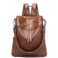 Mochila De Cuero versión coreana para mujer, bolso de viaje de moda salvaje, nueva - details 0