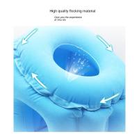 Almohada de Viaje Inflable Mejorada Soporte de Cuello para Descanso en Aire y Oficina - details 18