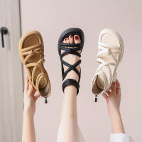 Nuevos Sandalias Platas Antideslizantes para Mujer en Verano 2025 Versátil Moda de Playa para Piso Coberto - details 15