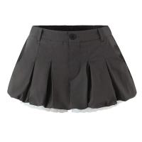 Falda con Bud by 2025 Versátil Casual Dulce Color Sólido para Mujer - details 1