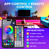 GAHADA Luz de Tira LED RGB Impermeable para Exteriores con Control Remoto de 44 Botones - details 1