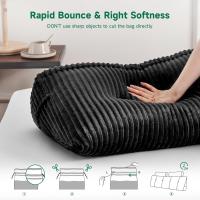 Cojín de Lectura Triangular Almohada de Apoyo Lumbar Suave Bolster para Posición de Sofá de Cama - details 26
