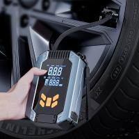 Inflador de Neumáticos, Compresor de Aire Portátil para Neumáticos de Coche, Bomba de Aire Inalámbrica 150 PSI, Bomba de Aire Portátil para Neumáticos de Bicicleta con Pantalla LCD, Clip para Batería - details 6