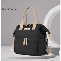 Bolsa de aislamiento térmico de doble capa Bolsa de picnic al aire libre Bolso impermeable portátil Bolsa de almuerzo de mantenimiento fresco con un solo hombro - details 14