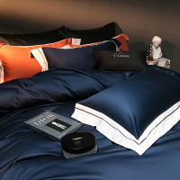 Juegos de cama de algodón egipcio antibacteriano 5A, Color sólido, ligeros, de lujo, 100% algodón, con fundas de almohada para cama King Size, novedad de 2025 - details 6