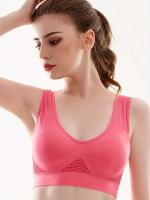 Sujetador deportivo con almohadillas incorporadas, transpirable, alta elasticidad, sin aros, perfecto para yoga, fitness, correr - details 7