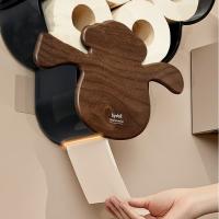 Portarrollos de plástico para inodoro con forma de oveja, estante de almacenamiento de pañuelos para colgar en la pared, ahorra espacio, capacidad para 12 rollos, portarrollos de toalla, accesorios para el hogar - details 2