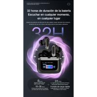 Auriculares Bluetooth Inalámbricos SANLEPUS 2024, Pantalla Digital Táctil Inteligente, Bluetooth 5.3 con Micrófono HD, HiFi Estéreo, Reducción de Ruido, 32H de Reproducción, Control Táctil, Compatibles con Android y iPhone - details 7