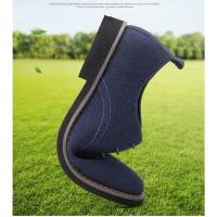 Zapatos informales de gamuza para hombre, calzado con cordones, Oxford azul, planos, transpirables, talla grande 38-48 - details 14