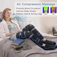 Masajeador de piernas con presión de aire para relajación muscular y drenaje líquido 360 °   Promueve la circulación sanguínea - details 20