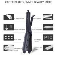 Liso Radiante de Cerámica Profesional Hierro Plano de Turmalina para Todos los Tipos de Cabello - details 5