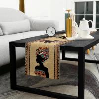 Manteles de Mesa de Lino Boho Étnico Pañuelo de Mesa de Comedor de Granja para Fiesta de Navidad - details 3