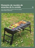 Barbacoa carbon portatil plegable al aire libre viajar Camping - details 3