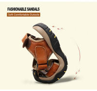 Sandalias de cuero para hombre, zapatos informales, ligeros y cómodos, de talla grande 38-48 - details 3