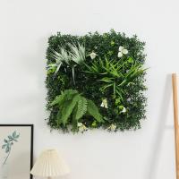 Panel de pared de plantas artificiales DIY, vida eterna, protección UV, alfombra de eucalipto Artificial, verde realista - details 3