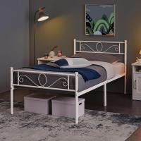 Cama Individual Hierro Cama Metálica para colchón de 90 x 190cm Cama Industrial Estructura Metal - details 18