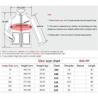 Chaleco Sin Mangas Cálido para Hombres Abrigo Impermeable de Cremallera con Cuello Alto - details 0