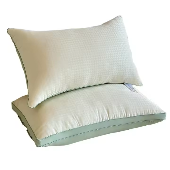 Almohadas suaves de lujo para dormir, almohada rellena de fibra de poliéster, colección para el hogar y el hotel, lavable a máquina, para personas que duermen boca arriba o de lado - 1