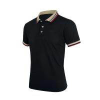 Camisa Polo De Algodón Transpirable Para Hombre Verano Estilo Casual Oficina Moda Marca Manga Corta Top Striped Calidad Superior - details 2