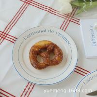 Juego de platos de cerámica, plato de verduras, cuenco de arroz, plato de cena nuevo y sencillo para el hogar, vajilla de alfabeto francés de alta gama, plato de comida occidental - details 0