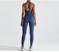 Monos de Yoga sin costuras para mujer, ropa deportiva informal de una pieza para entrenamiento, baile y gimnasio - details 12