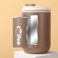 Taza de café de acero inoxidable de 16,9 oz, frasco de vacío de viaje a prueba de fugas, taza aislada, leche, té, botella de agua con tapa, 500ml - details 6