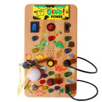 Tablero de Juego Montessori con Luz LED y Destornillador Juguete Educativo de Desarrollo Temprano para Actividades de Viaje - details 0