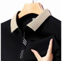 Nueva camisa Polo de manga larga para hombre, ropa deportiva informal de negocios, moda clásica de Color sólido, Top básico con cuello en V de marca para hombre - details 10