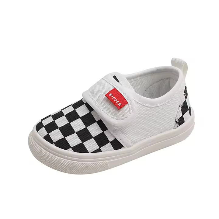Nuevos Zapatos de Lona para Niños Primavera-Otoño 2025 Calzado Interior para Bebés y Niñas de Primera Escuela - 1